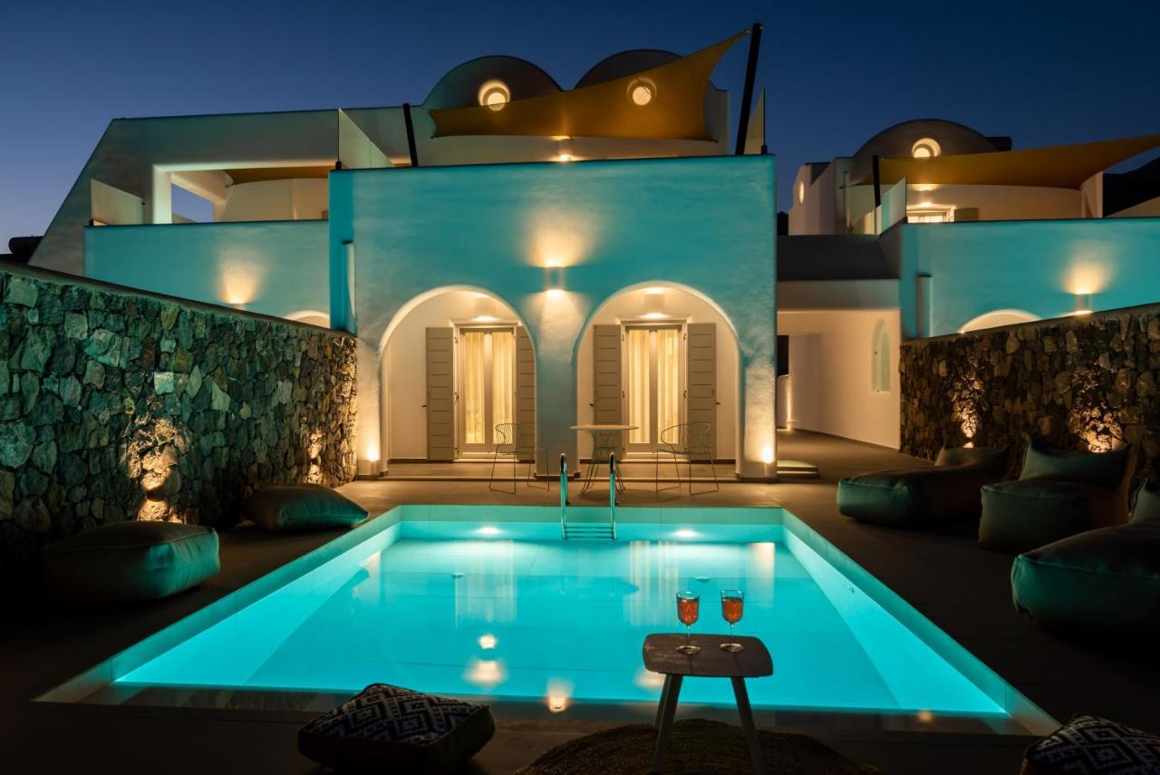 Modern Dome Homes Of Santorini Perissa  Ngoại thất bức ảnh